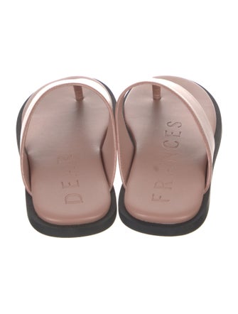 Dear Frances Leather Slides