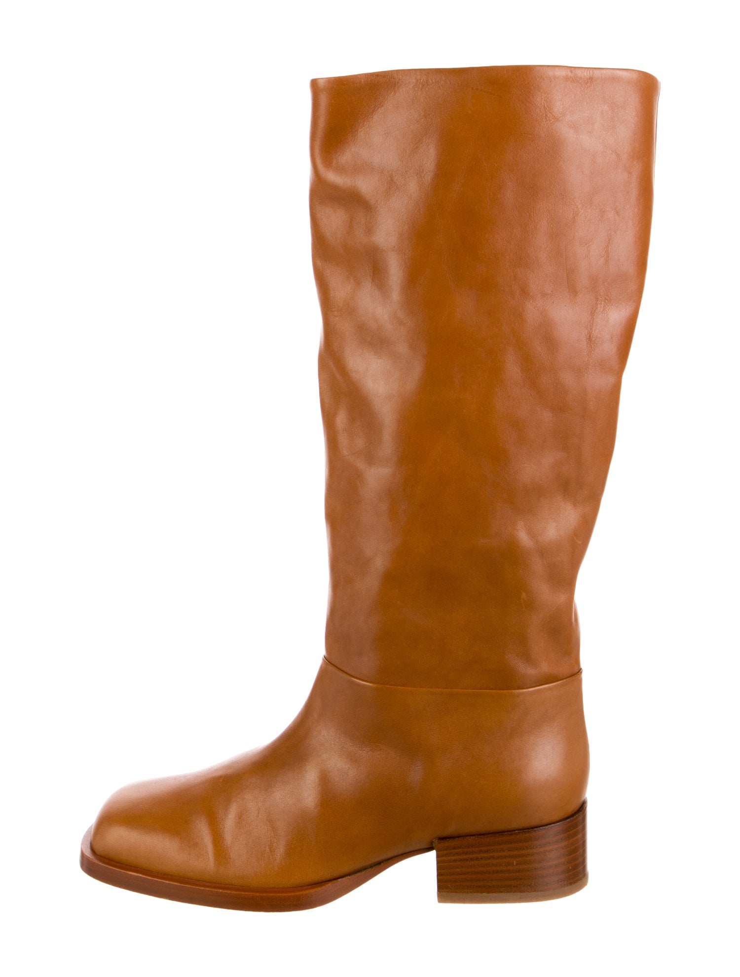 Dear Frances Leather Riding Boots