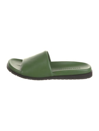 Dear Frances Leather Slides