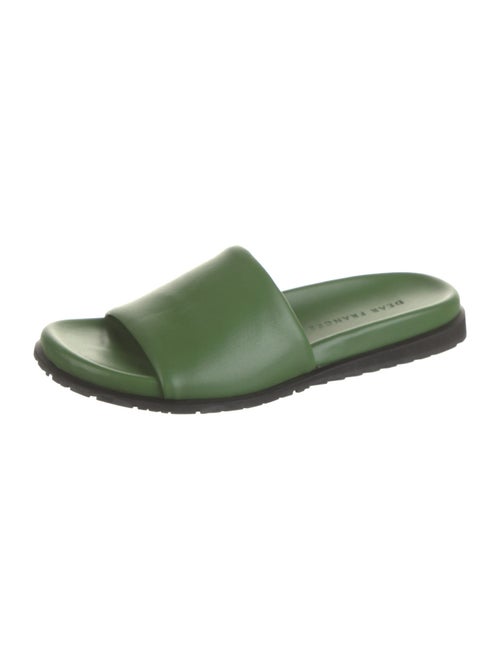 Dear Frances Leather Slides
