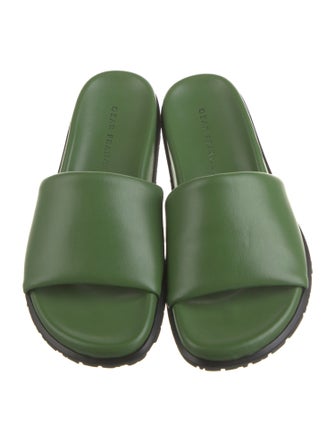 Dear Frances Leather Slides
