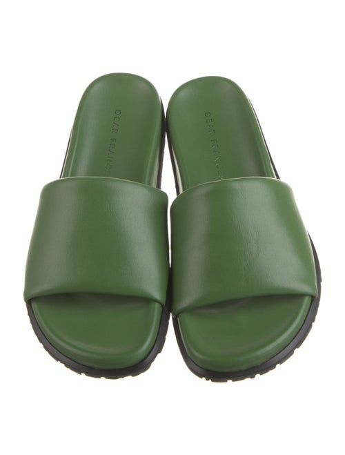 Dear Frances Leather Slides