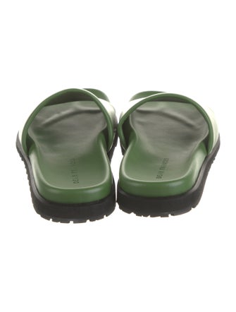 Dear Frances Leather Slides