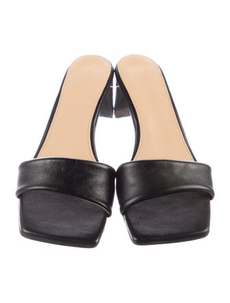 Dear Frances Leather Slides