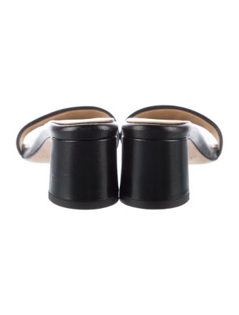 Dear Frances Leather Slides