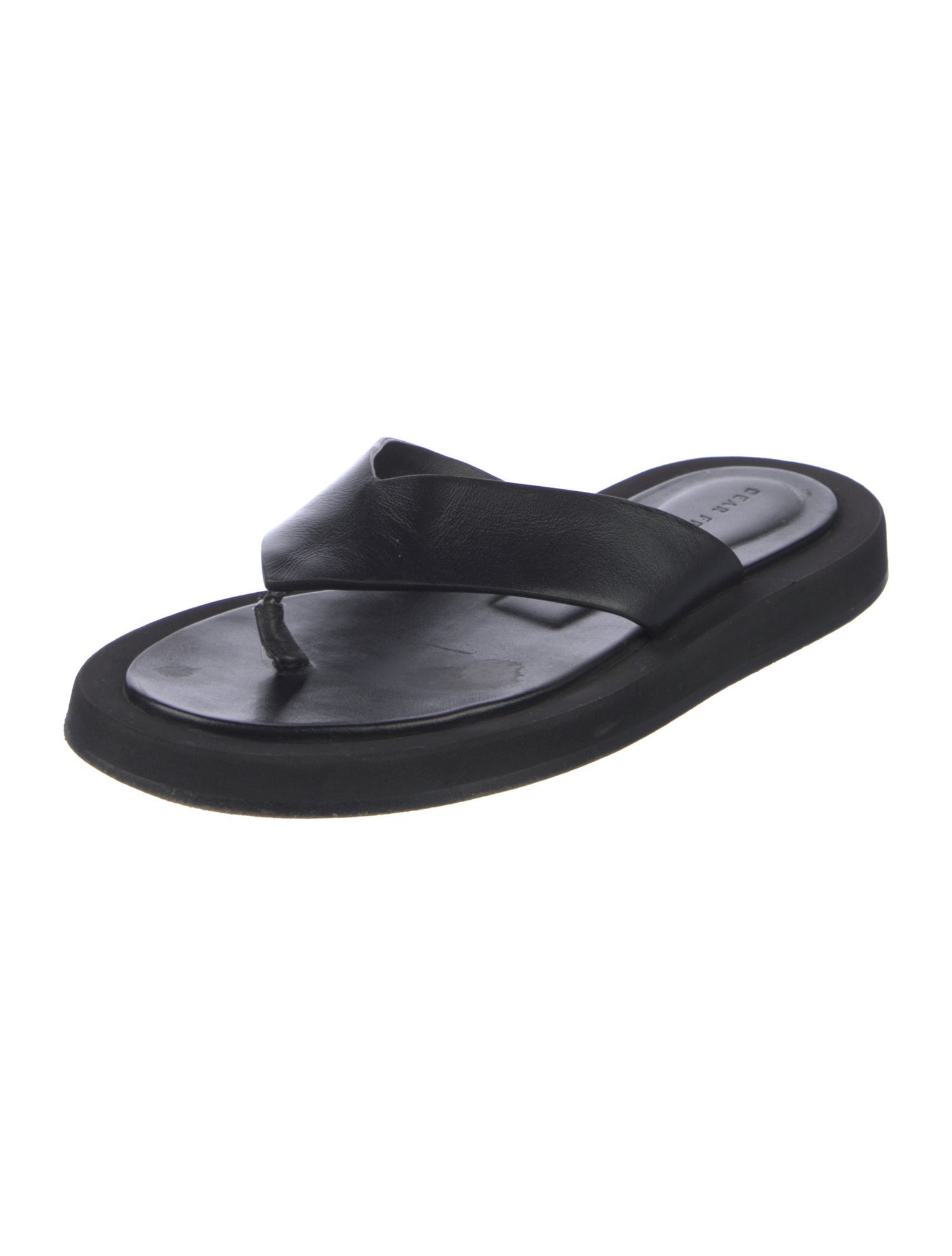 Dear Frances Leather Slides