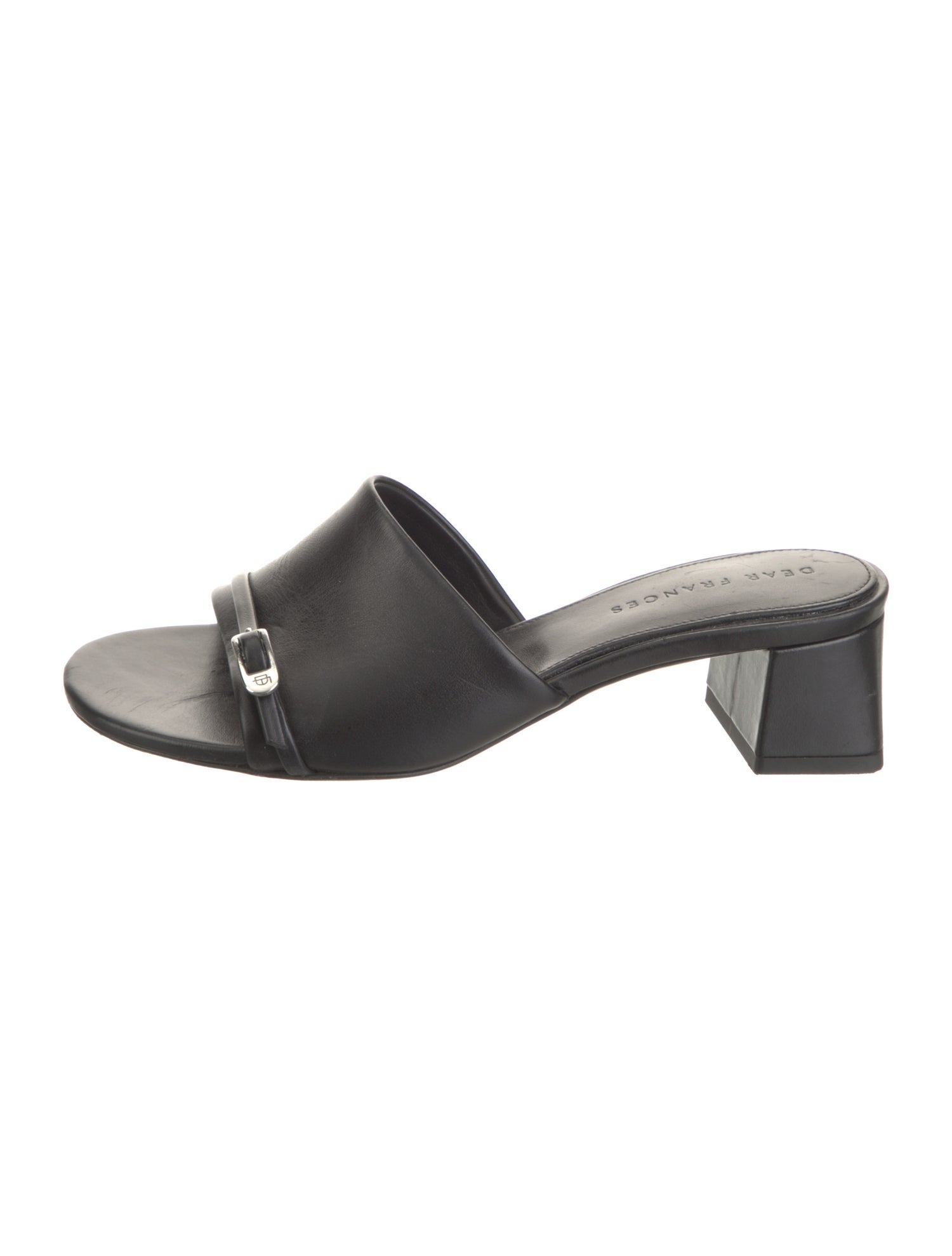 Dear Frances Leather Slides
