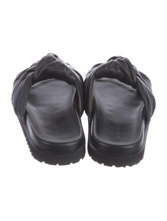 Dear Frances Leather Slides