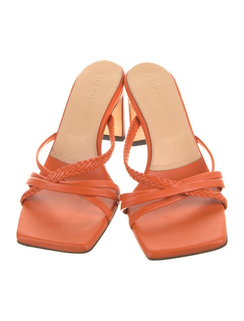 Dear Frances Leather Slides