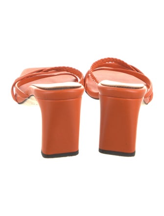 Dear Frances Leather Slides