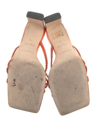 Dear Frances Leather Slides