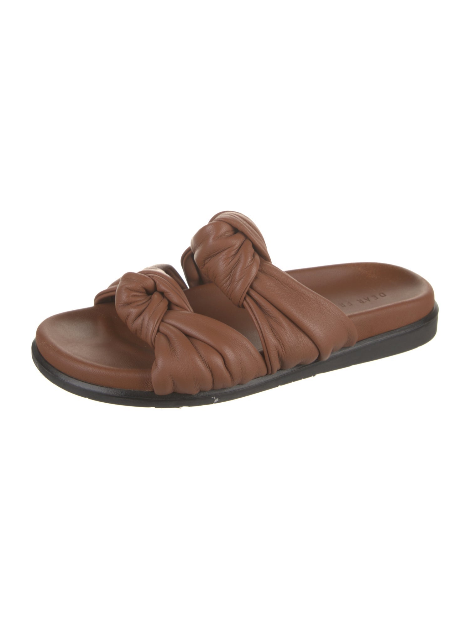 Dear Frances Leather Slides