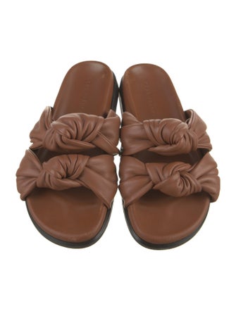 Dear Frances Leather Slides