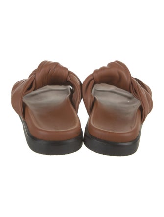 Dear Frances Leather Slides