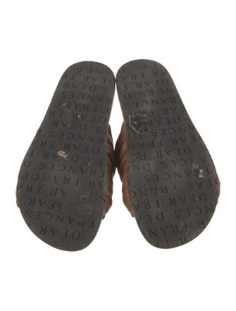 Dear Frances Leather Slides