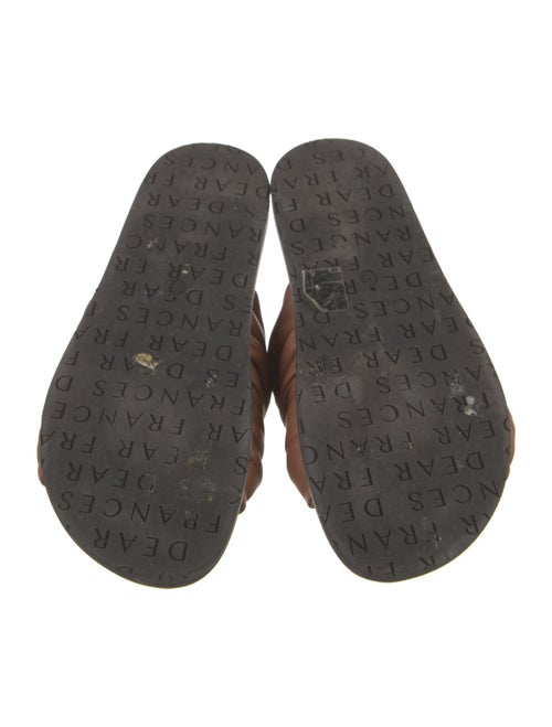 Dear Frances Leather Slides