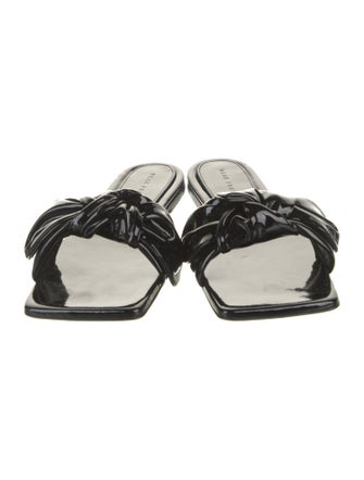 Dear Frances Patent Leather Slides
