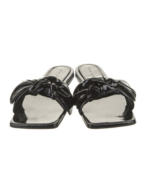 Dear Frances Patent Leather Slides