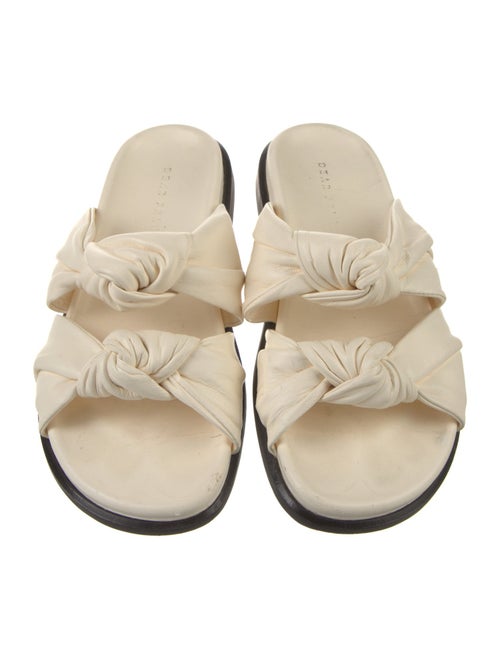 Dear Frances Leather Slides