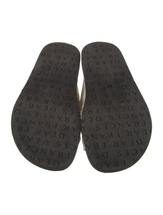 Dear Frances Leather Slides
