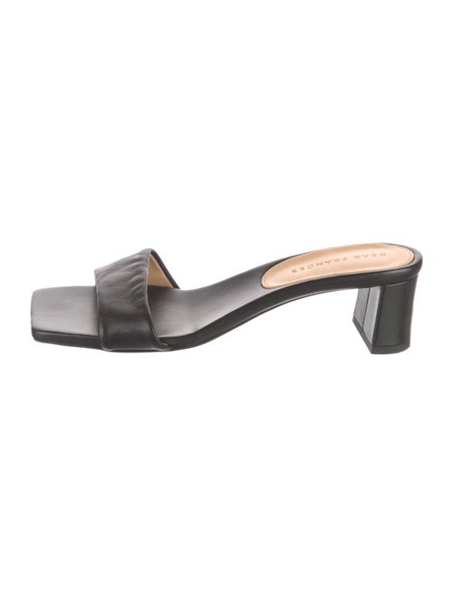 Dear Frances Leather Slides