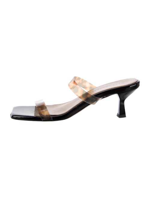 Dear Frances Patent Leather Tie-Dye Print Slides