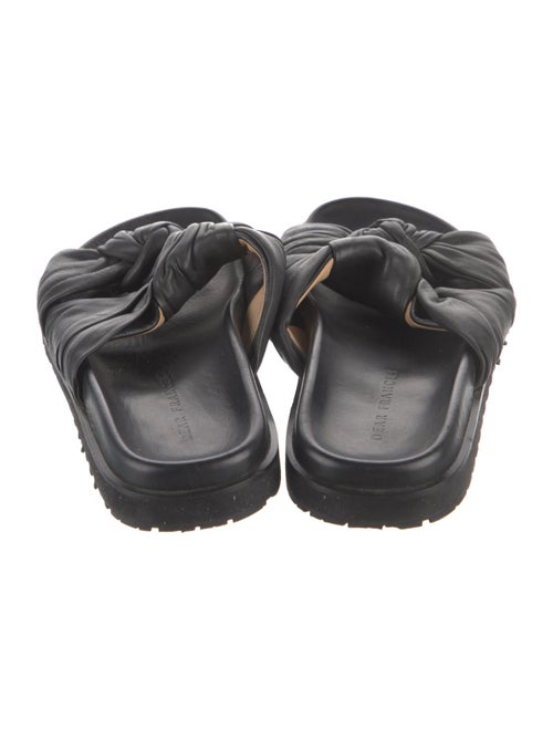 Dear Frances Leather Slides