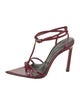 Dear Frances Patent Leather T-Strap Sandals
