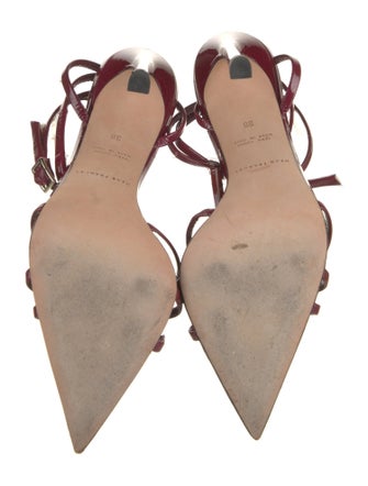 Dear Frances Patent Leather T-Strap Sandals