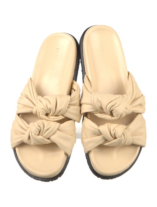 Dear Frances Leather Slides