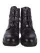 Dear Frances Leather Combat Boots