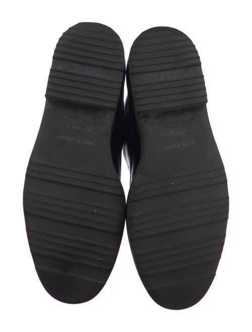 Dear Frances Leather Combat Boots