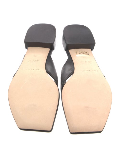 Dear Frances Leather Slides