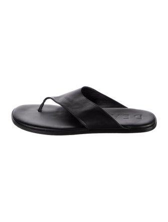 Dear Frances Leather Slides