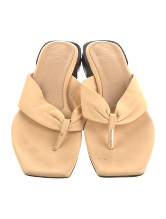 Dear Frances Leather Slides