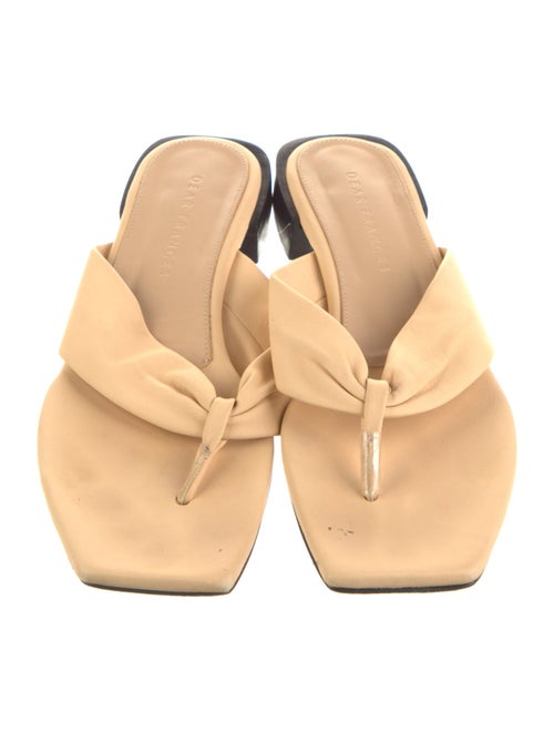 Dear Frances Leather Slides