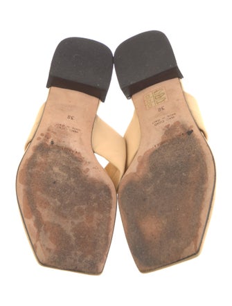 Dear Frances Leather Slides