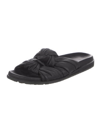 Dear Frances Leather Slides