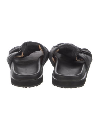 Dear Frances Leather Slides