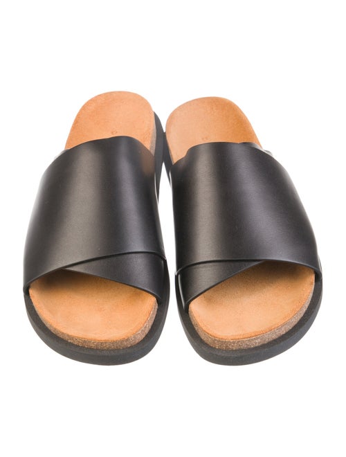 Dear Frances Leather Slides