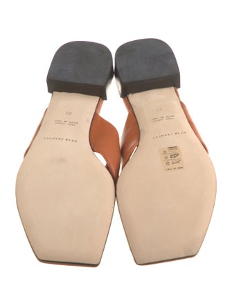 Dear Frances Leather Slides