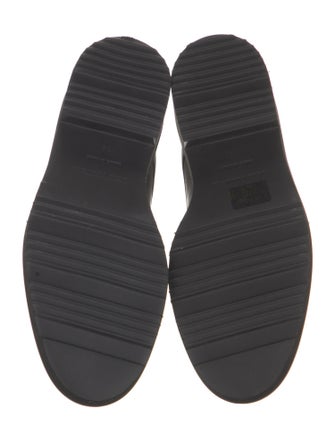 Dear Frances Leather Beaded Accents Combat Boots