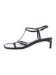Dear Frances Leather T-Strap Sandals