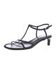 Dear Frances Leather T-Strap Sandals