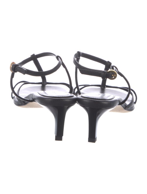 Dear Frances Leather T-Strap Sandals