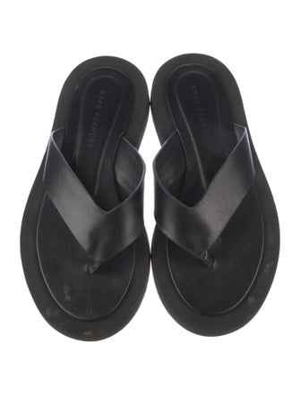 Dear Frances Leather Slides