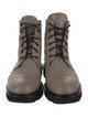 Dear Frances Leather Combat Boots