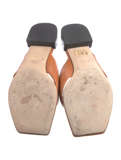 Dear Frances Leather Slides