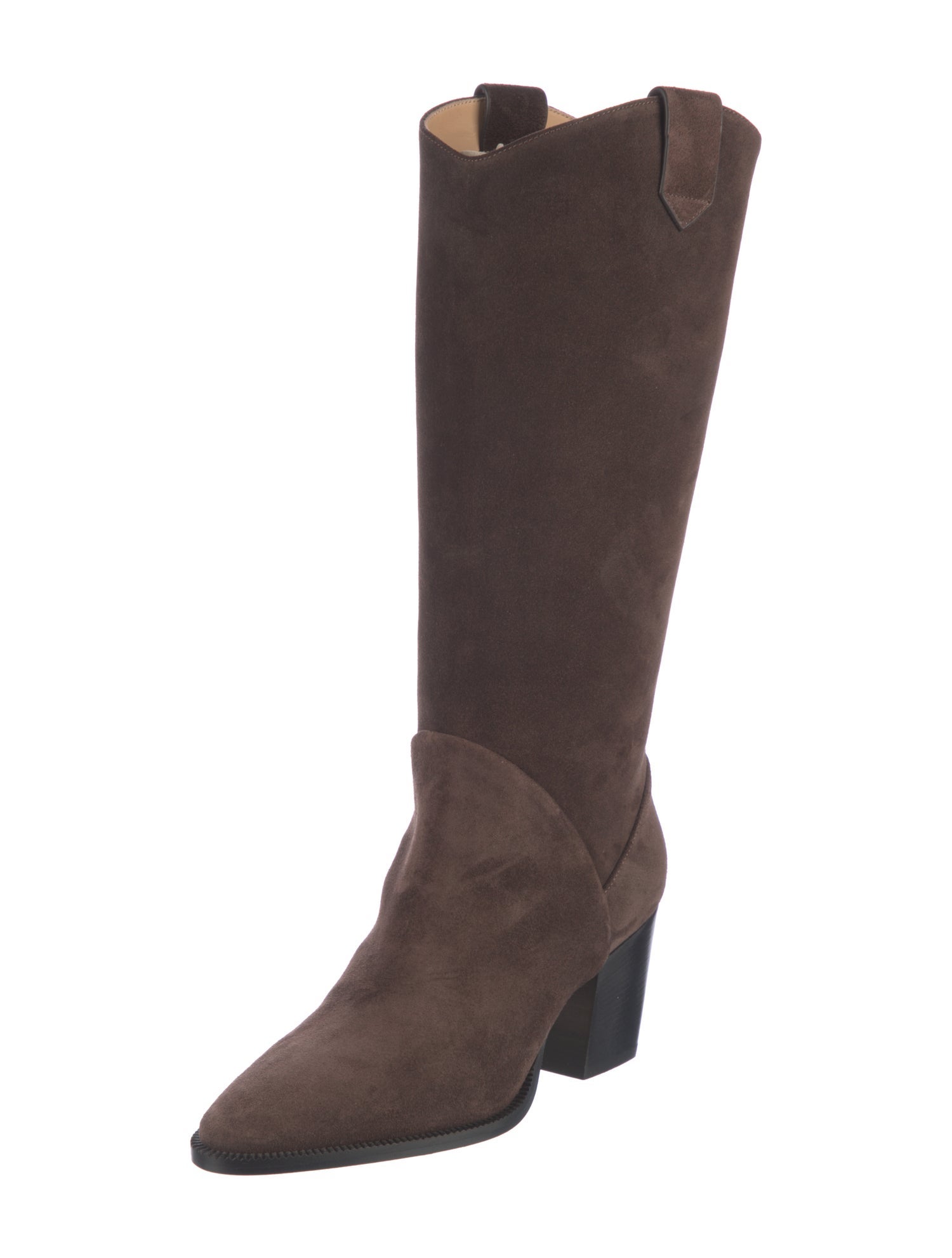 Dear Frances Suede Riding Boots