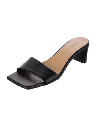 Dear Frances Leather Slides